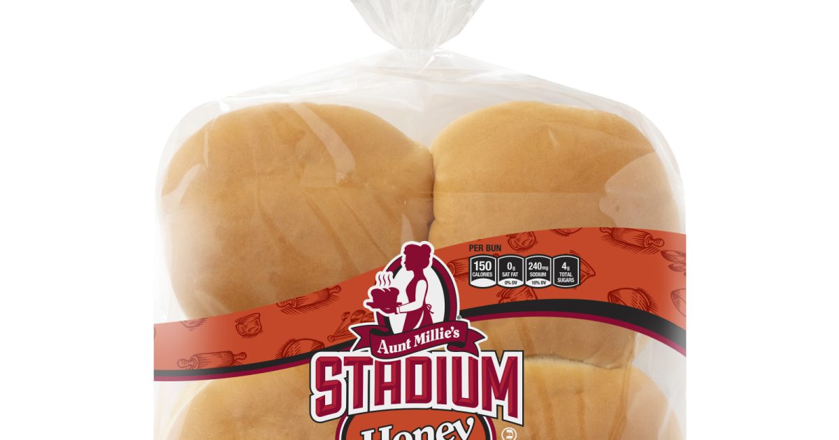 Honey Hamburger Buns Aunt Millie's