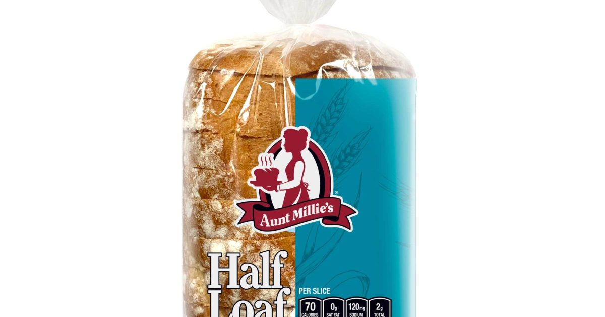 Half Loaf Country White Bread Aunt Millie's