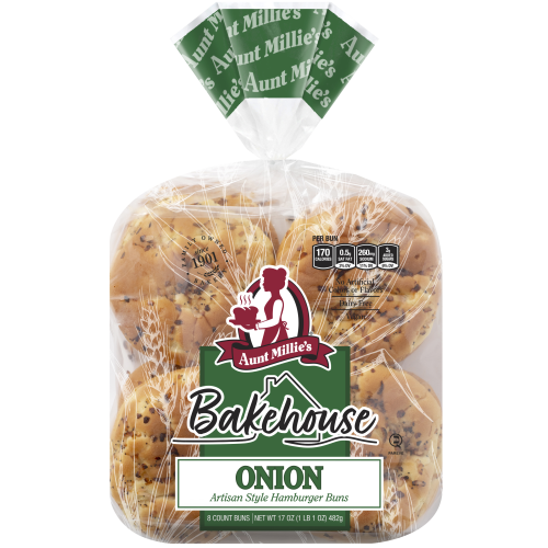 AM Bakehouse Onion Buns 8ct