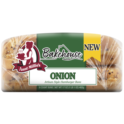 AM Bakehouse Onion Buns 8ct Gusset