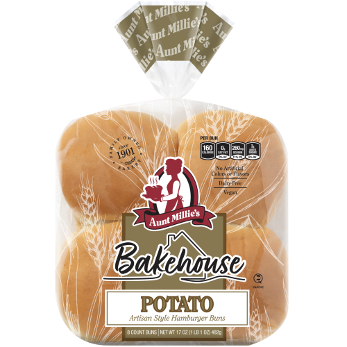 AM Bakehouse Potato Hamburger Buns