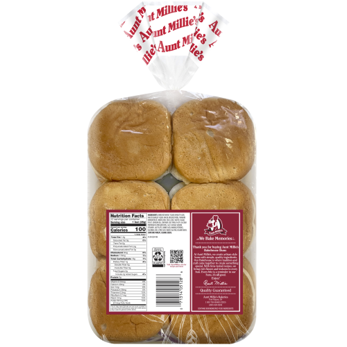 AM Bakehouse Slider Buns White Bottom