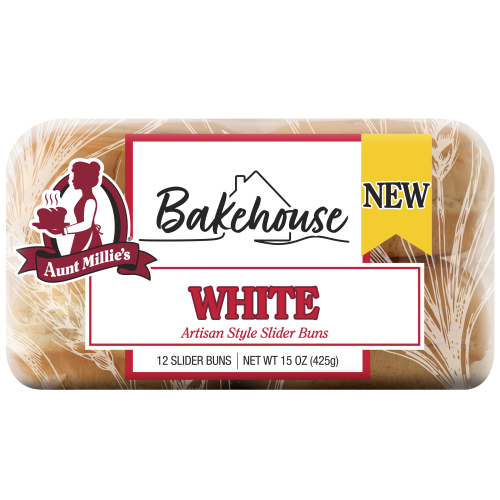 AM Bakehouse Slider Buns White Gusset