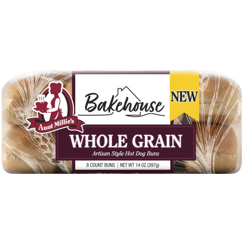 AM Bakehouse WG Hot Dog Buns Gusset