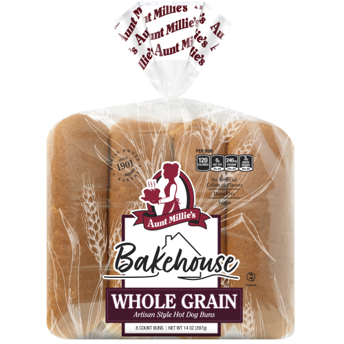 AM Bakehouse WG Hot Dog Buns
