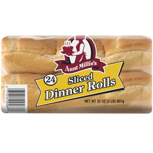 AM Dinner Rolls Sliced 24ct Gusset