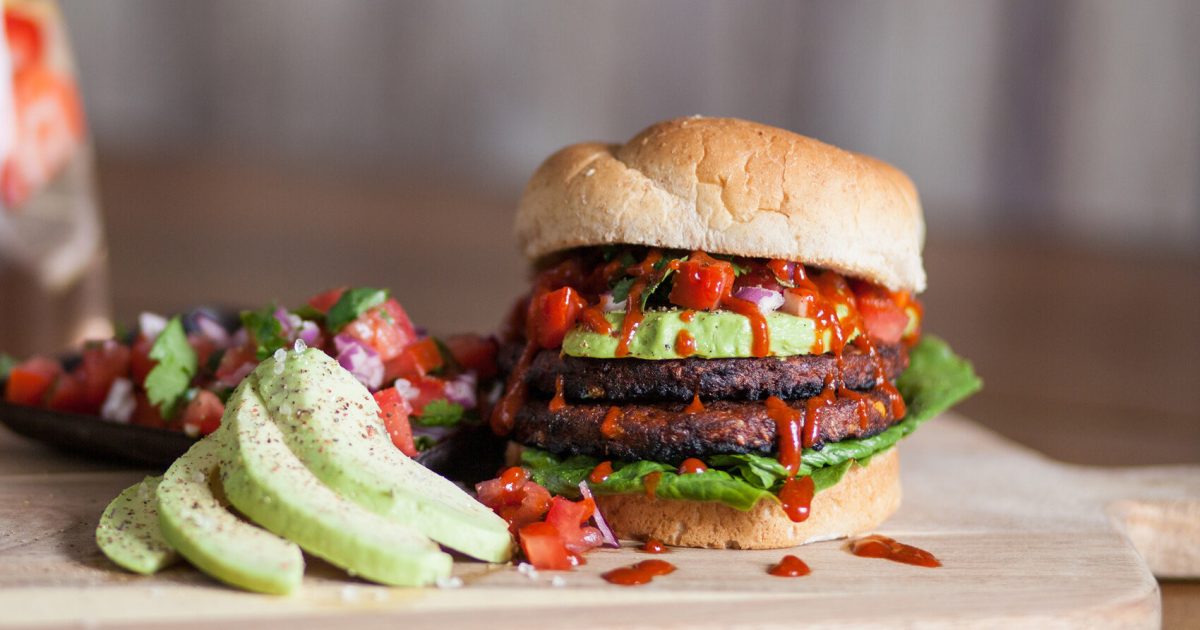 Double Veggie Burger | Aunt Millie's