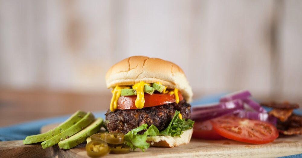 Avocado Burger with Veggies | Aunt Millie's