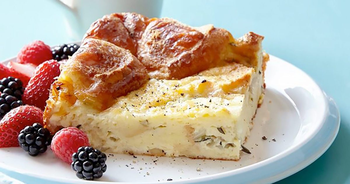 Savory Rosemary Bread Pudding Aunt Millie's