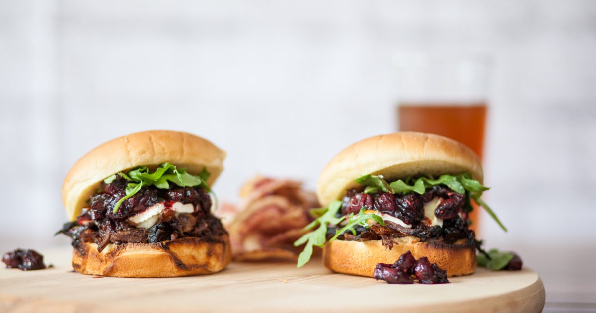 Steak & Brie Sandwiches with Balsamic Cranberry Sauce | Aunt Millie's