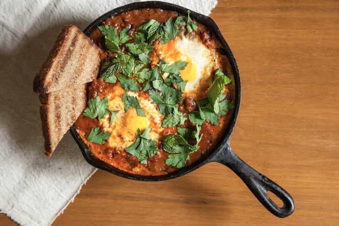 Eggs Poached in Tomato Sauce