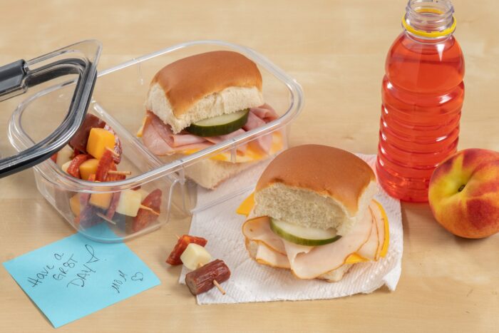 Turkey Slider Bento Box Lunch