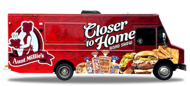Aunt Millie's Closer to Home Roadshow Truck